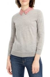 Tippi Liberty Print Collar Sweater at Nordstrom